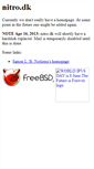 Mobile Screenshot of nitro.dk