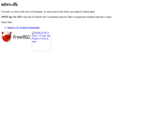 Tablet Screenshot of nitro.dk